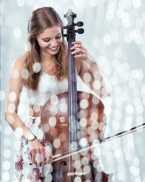 Musician Cello Portrait_